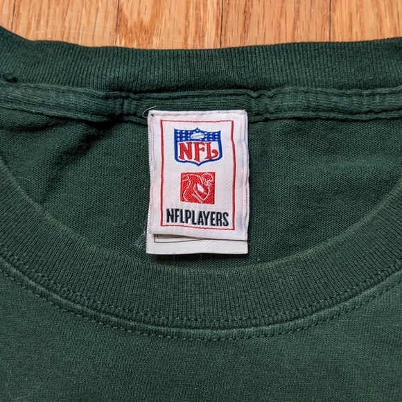 NFL Brett Farve Quarterback Record Shirt Green Bay Packers Large Men's Football - Picture 7 of 13